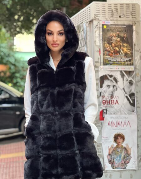 Myla faux fur vest